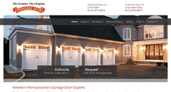 Desktop Screenshot of overheaddoorfranklin.com